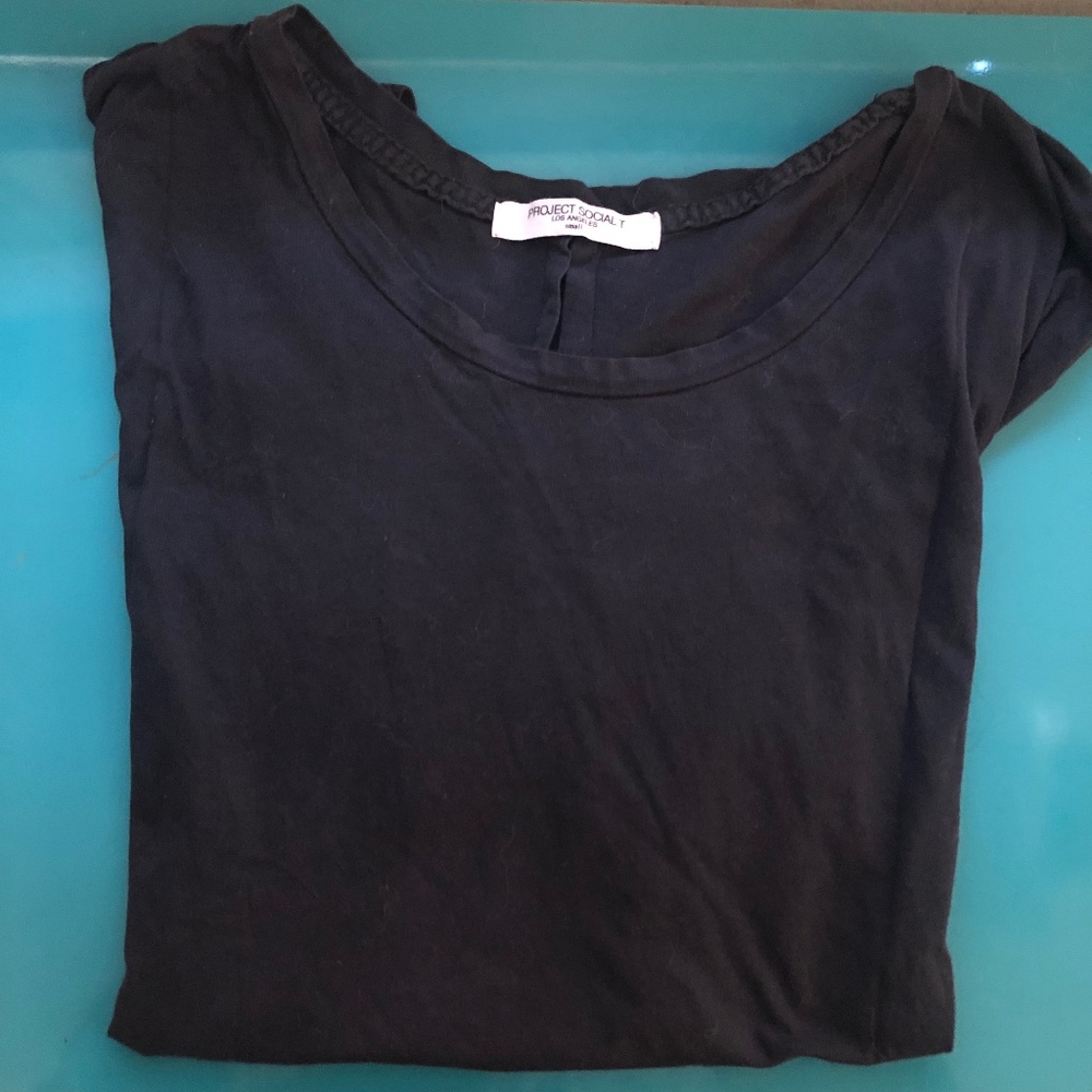 Project Social T Womens T-Shirt Navy